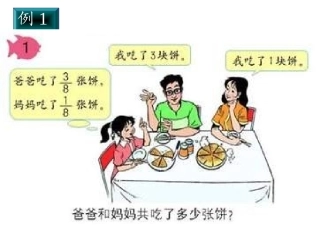 同分母分数加减法