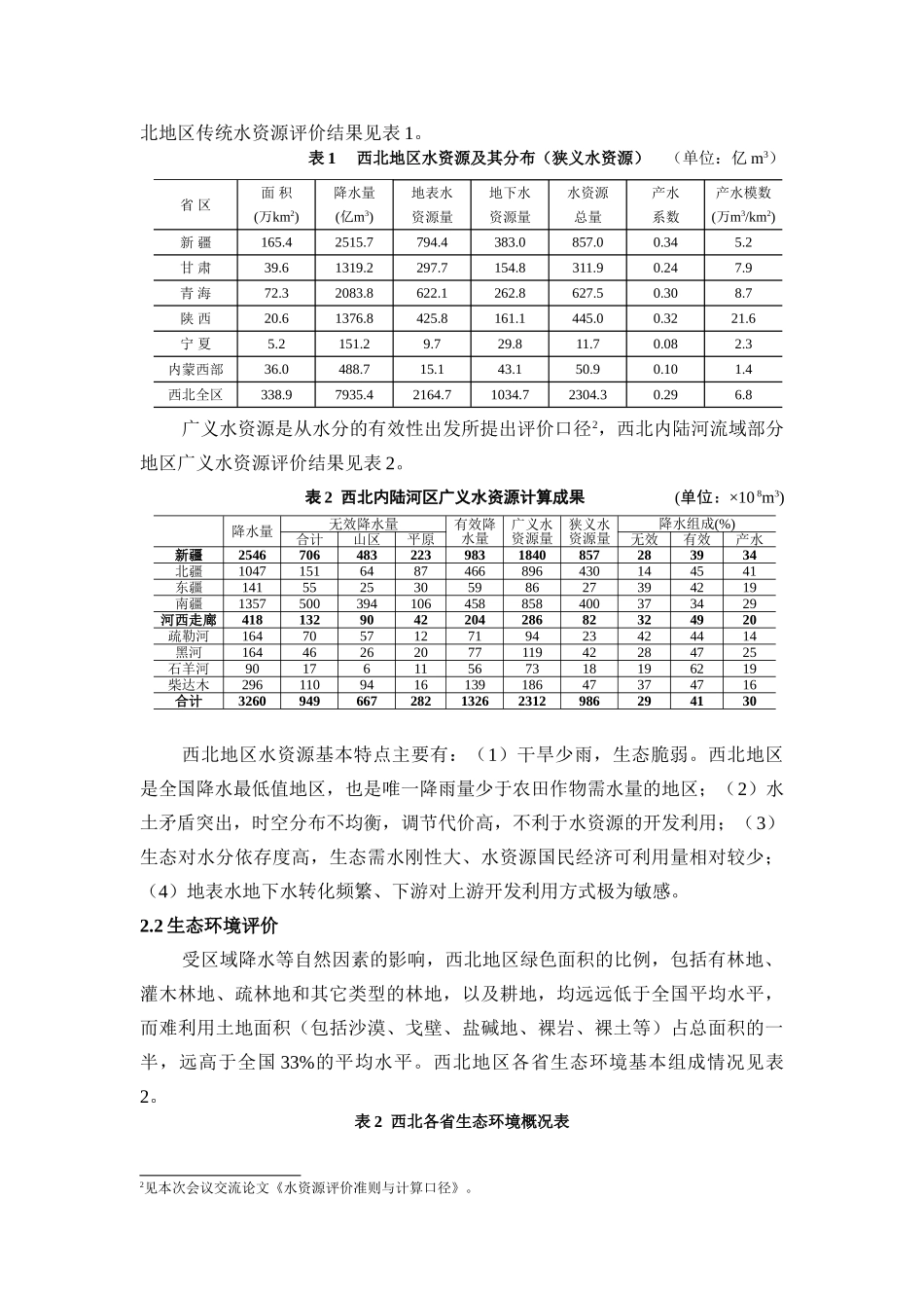 西部大开发战略下的西北水资源开发,利用与保护_第3页