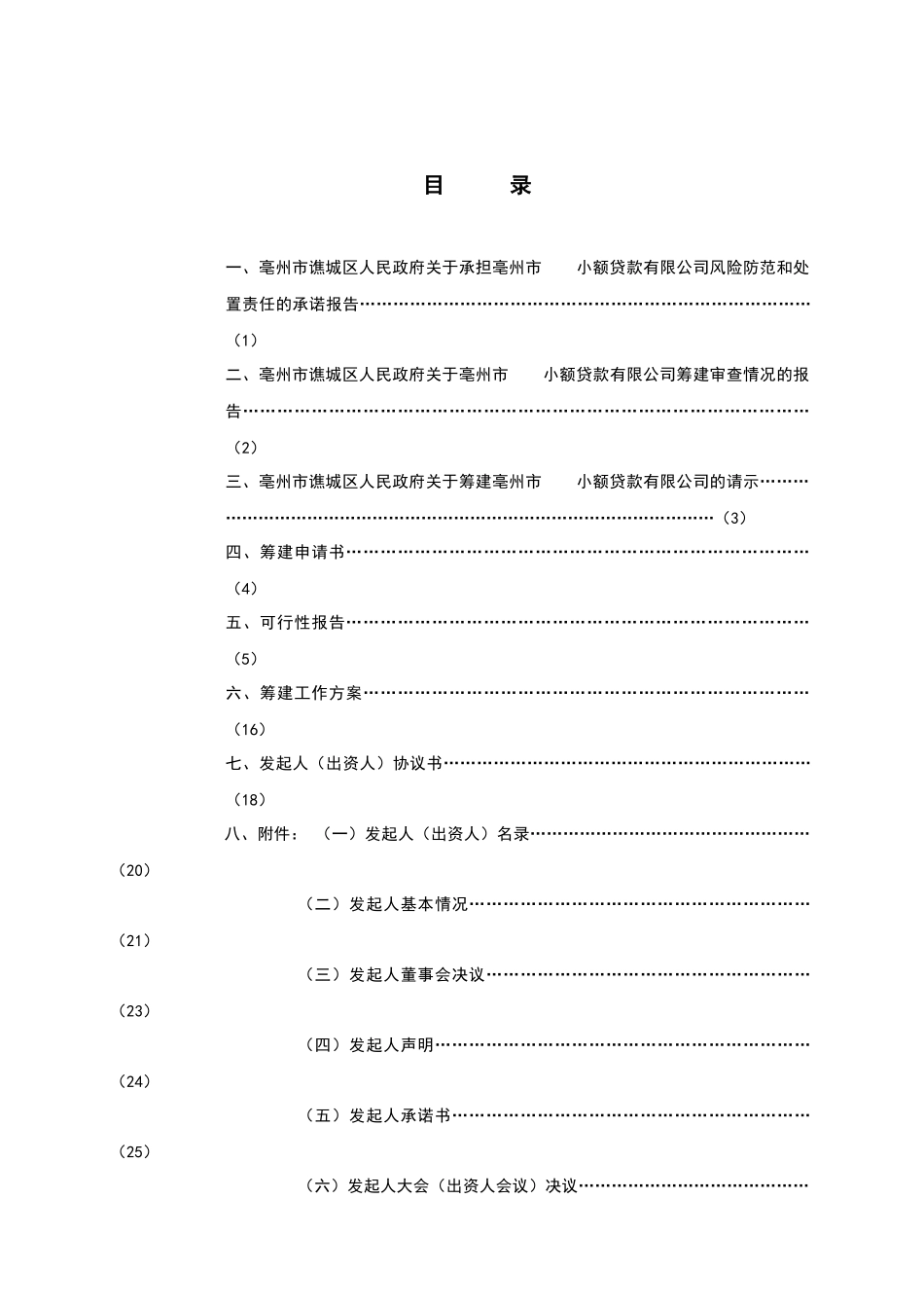小额贷款公司筹建文本_第1页