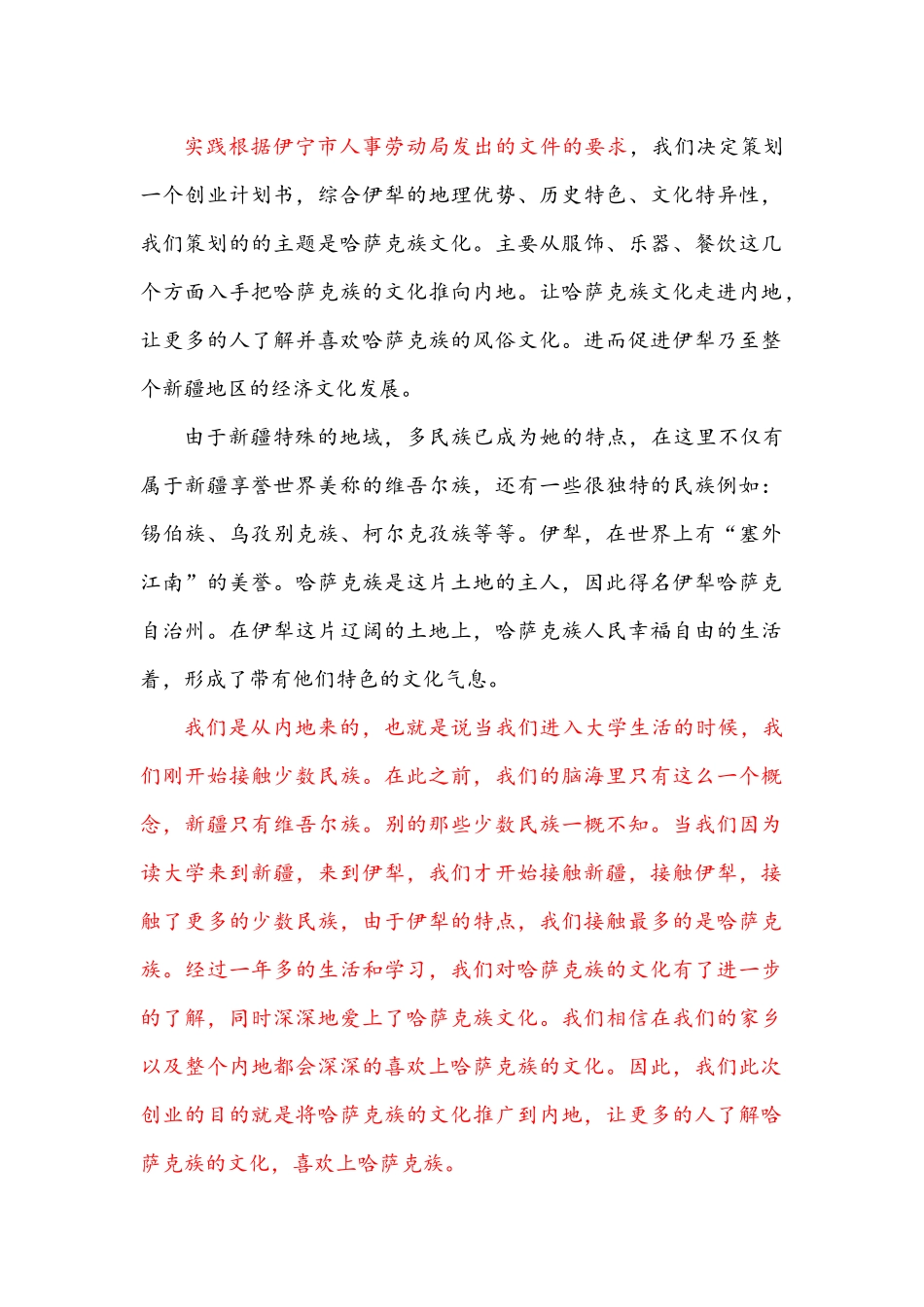 少数民族资源开发创业计划书_第2页