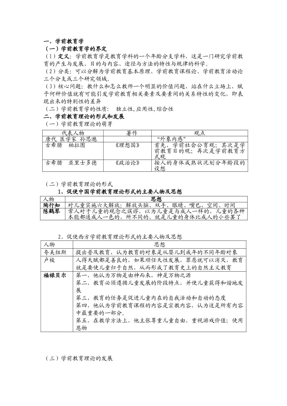 学前教育学第一章和第二章_第2页
