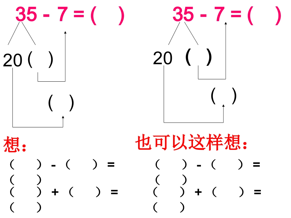 两位数减一位数和整十数练习课_第2页