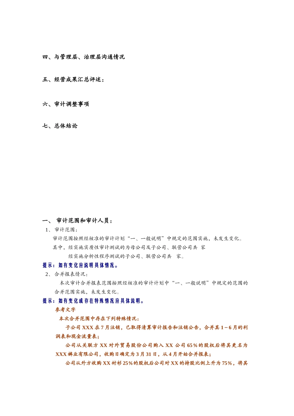 审计小结模版_第2页