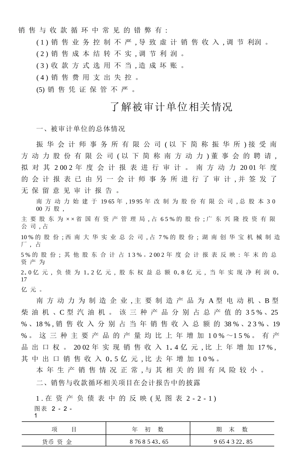 销售与收款循环审计案例_第3页