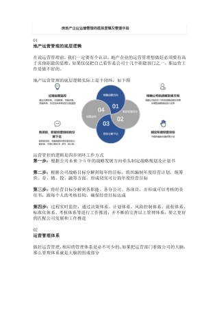 房企运营管理底层逻辑