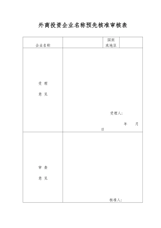 外商投资企业登记文书规范(二)