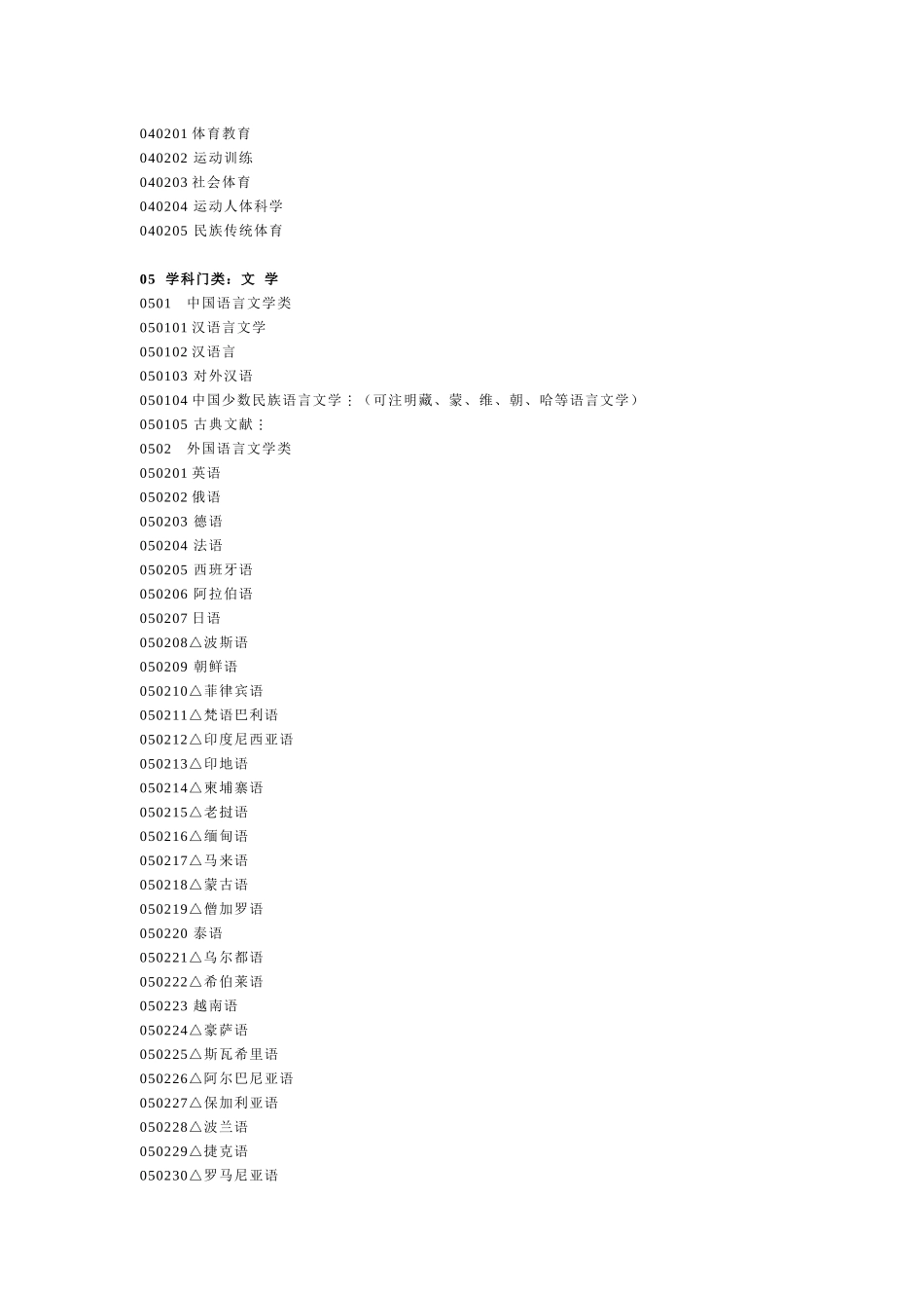 生源地信用助学贷款网上申请系统专业科类别选择参考-三坪_第2页