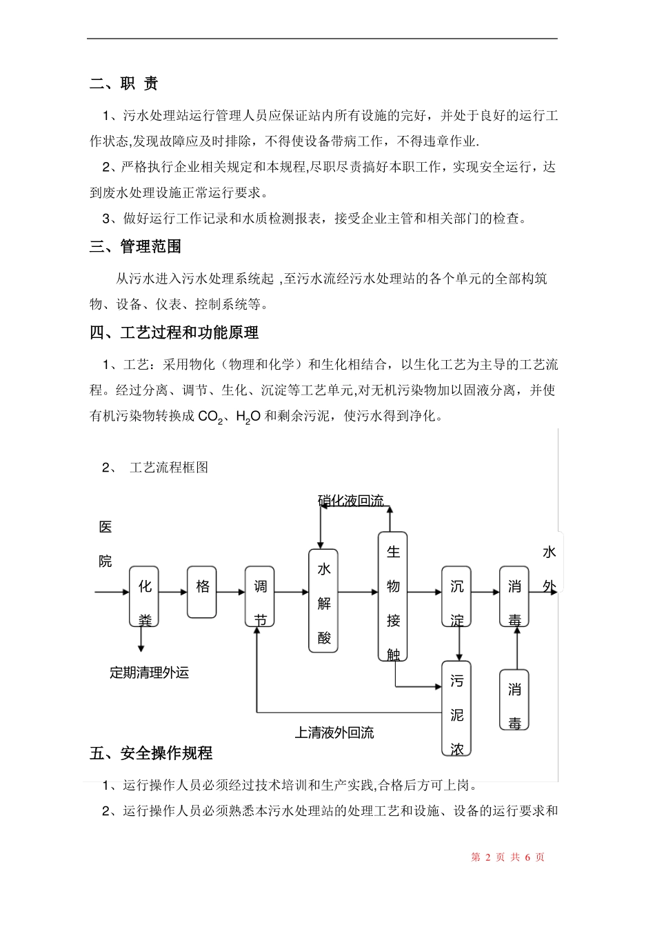 医院污水处理操作规程_第2页