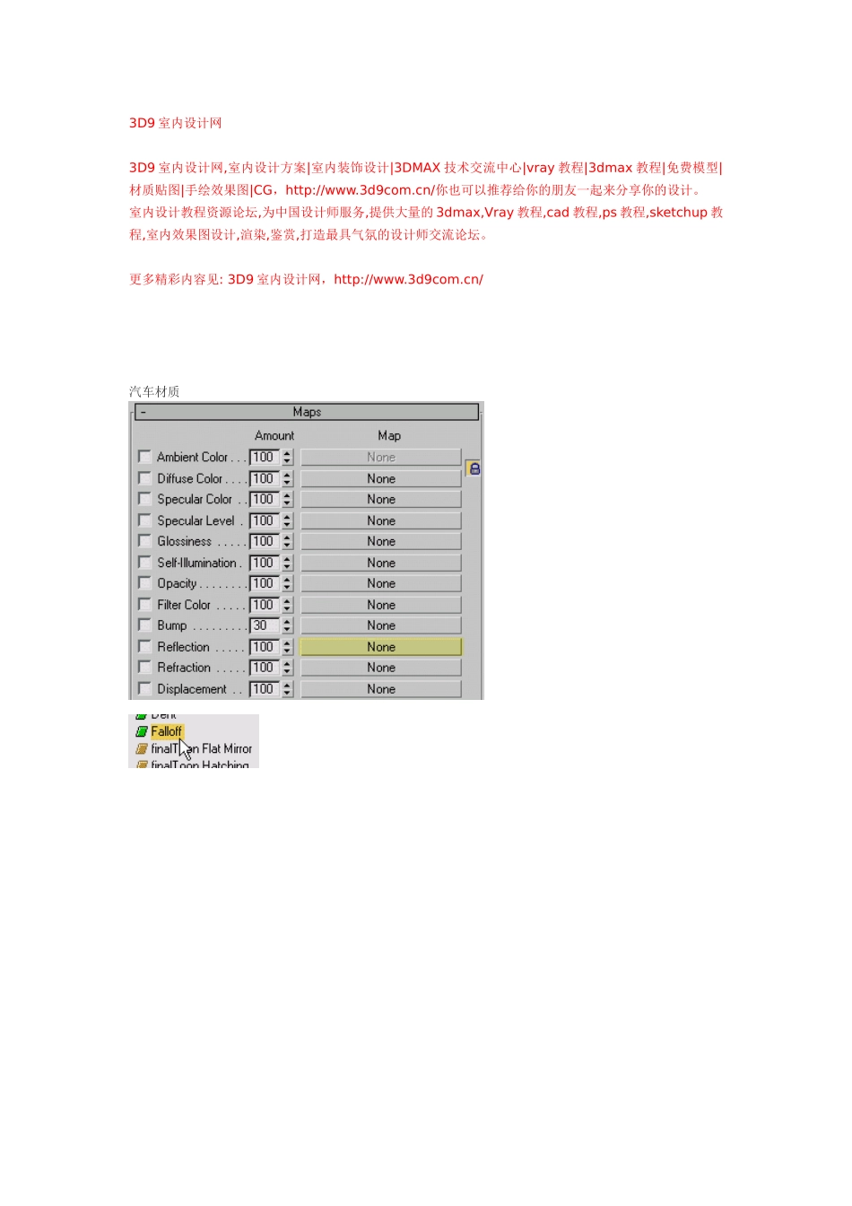 VRay材质教程_第1页