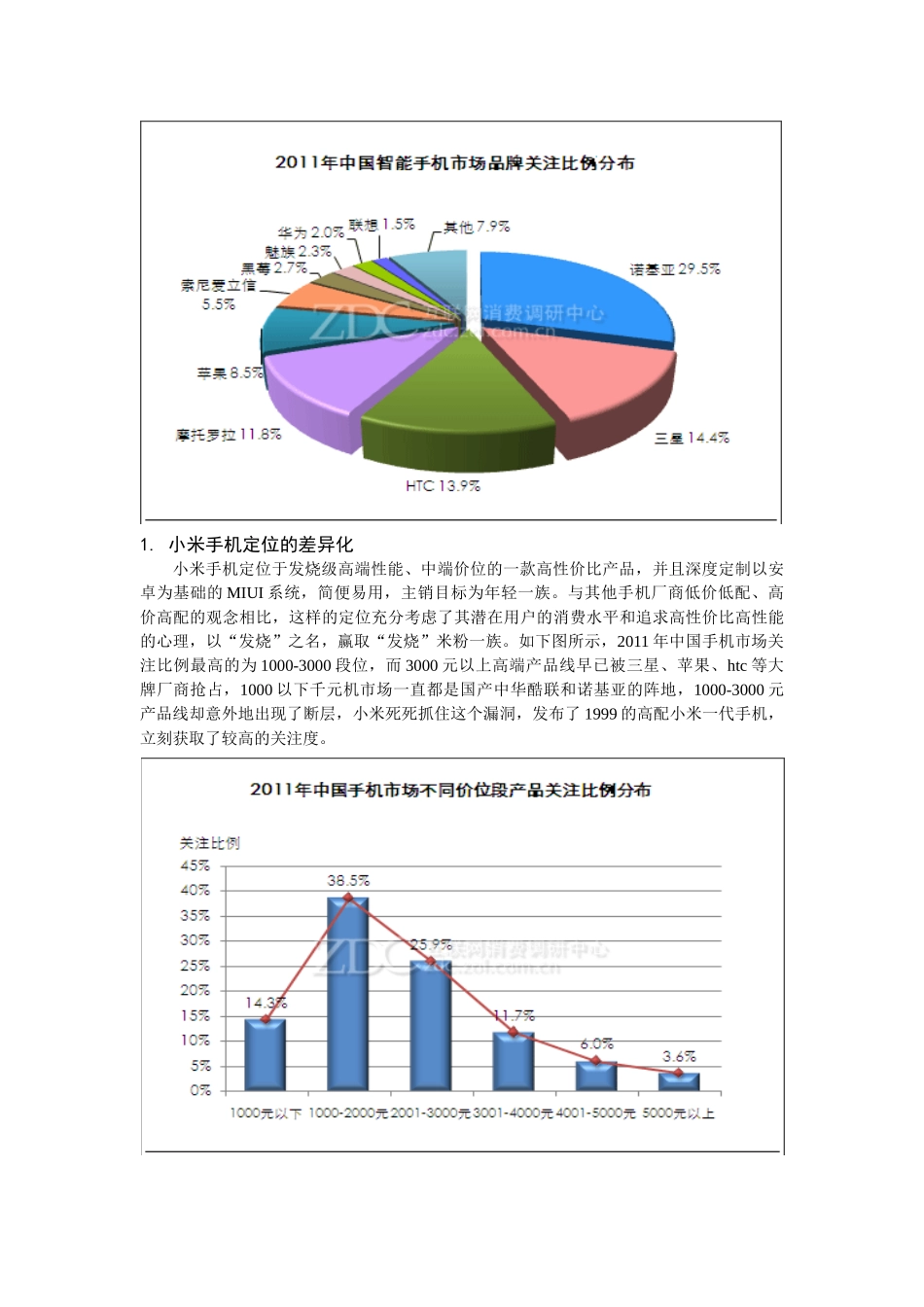 小米科技的差异化与成本领先战略_第3页