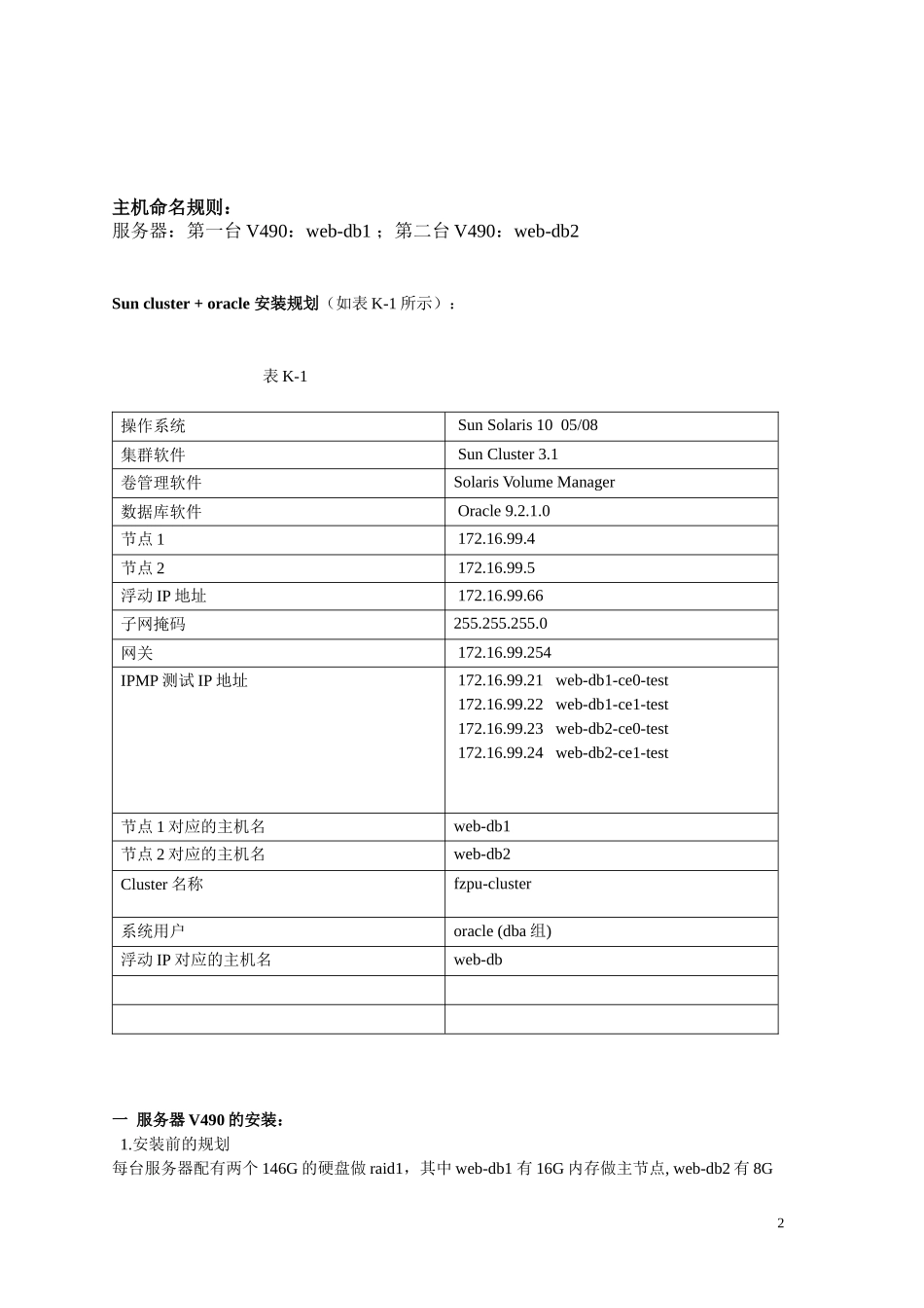 SUN V490+OracleHA双机改造文档_第2页