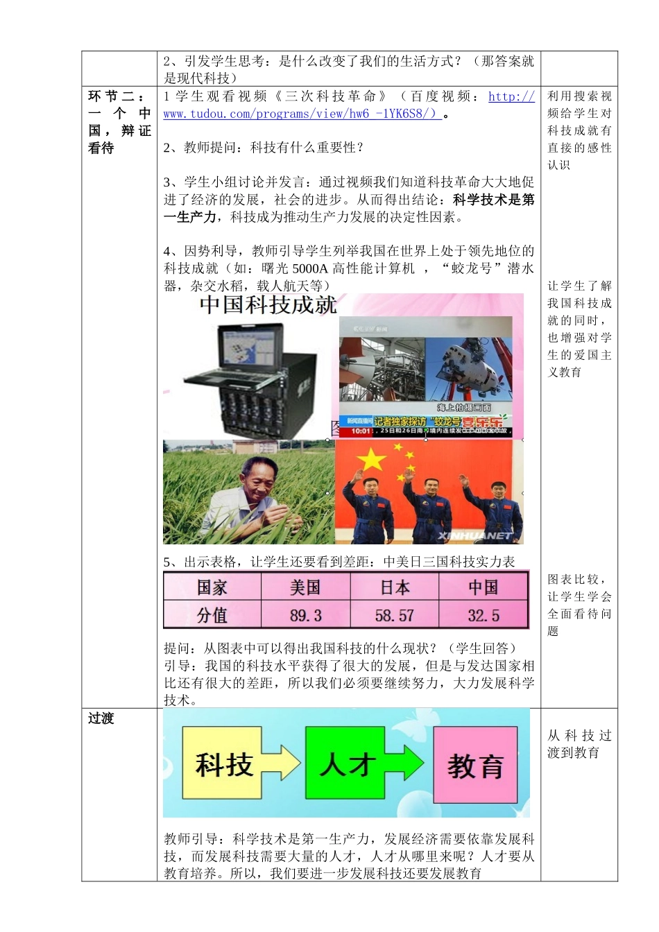 《走科教兴国之路》教学中的互联网搜索教案(山东昌邑西永安初中 马_第3页