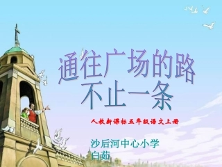 人教新课标版小学五上《通往广场的路不止一条》课件