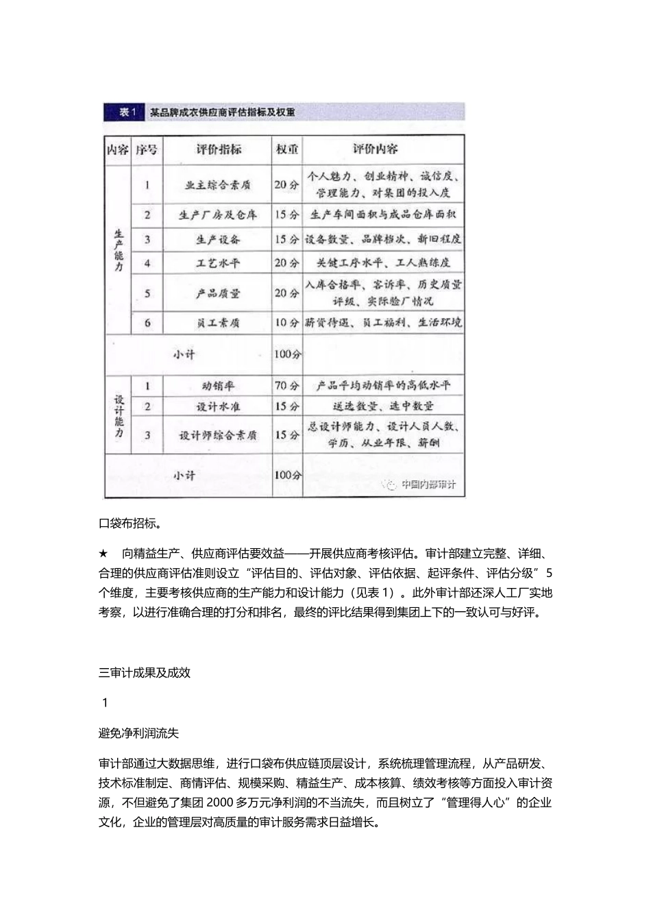 大数据成就审计大作为——来自服装辅料供应链的管理审计案例_第3页