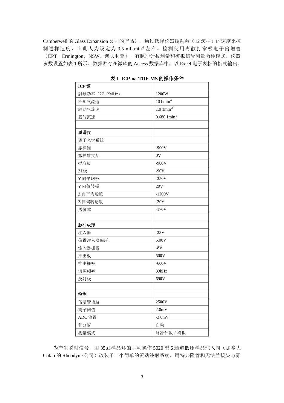 电感耦合等离子体直角加速时间飞行质谱仪(ICP-oa-TOF-_第3页