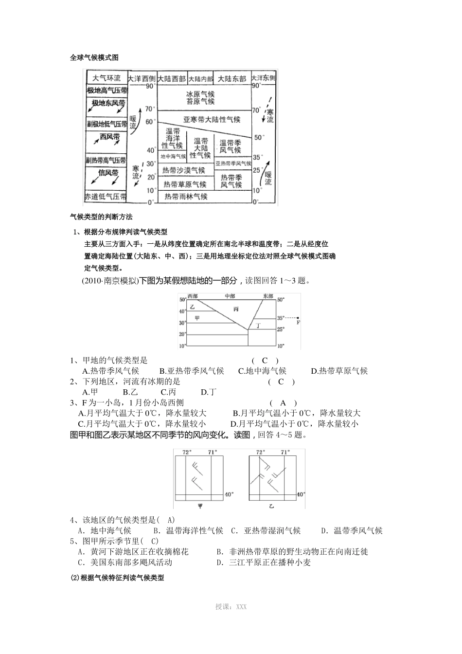 气候类型特点分布_第3页