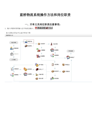 ERP物流管理软件操作文档教程