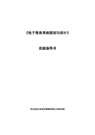 电子商务系统规划与设计doc45
