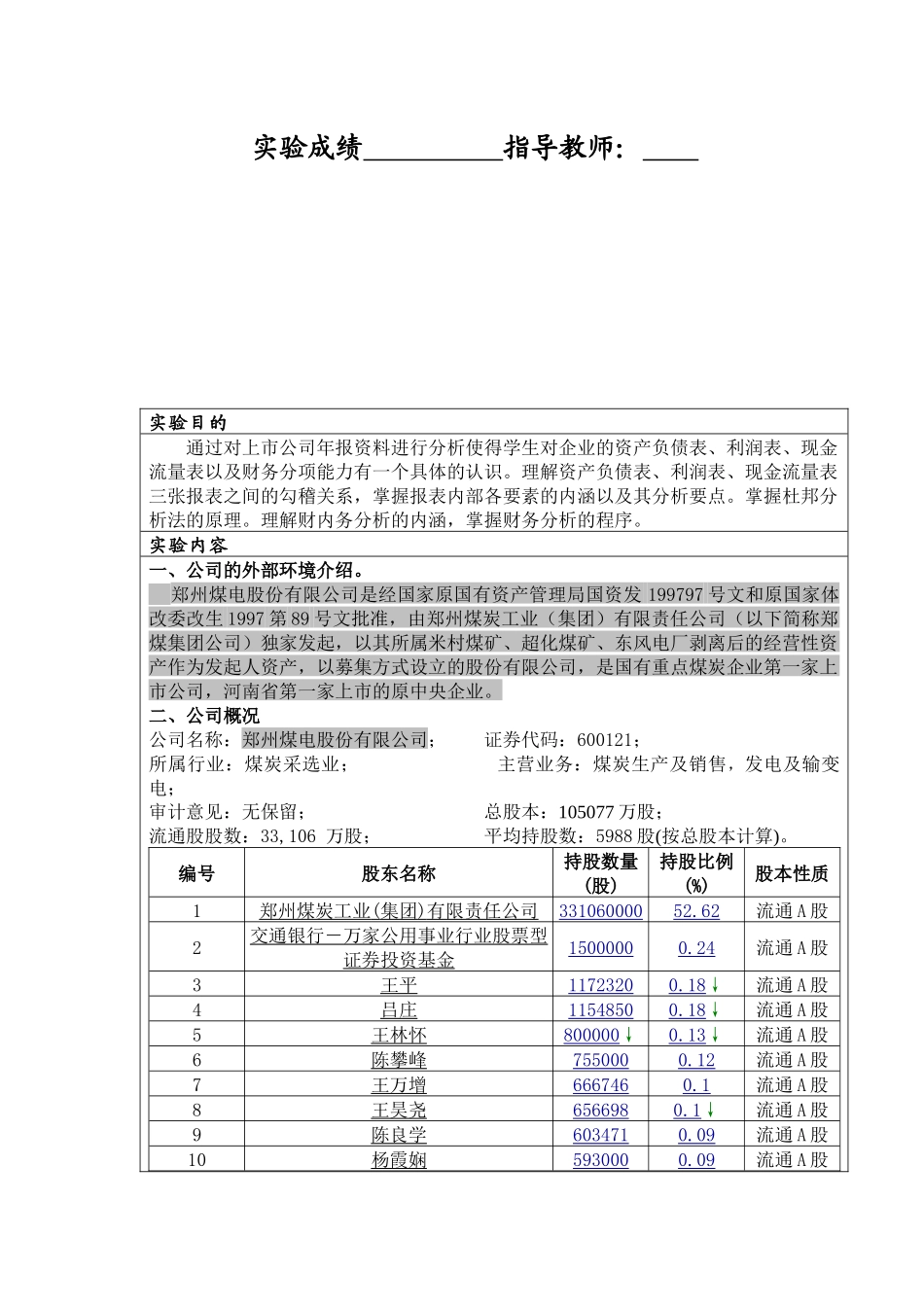 上市公司年报财务分析_第2页
