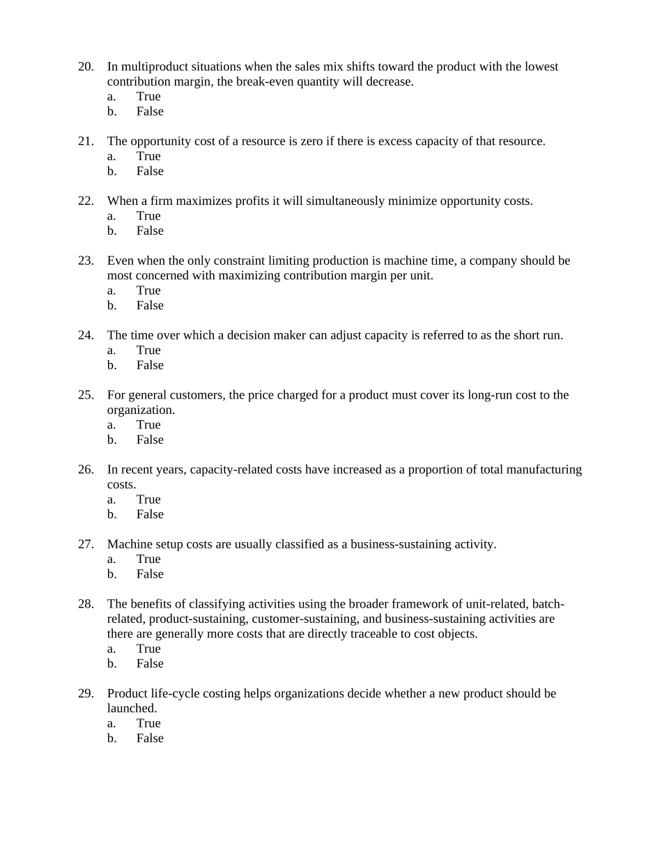 管理会计示范性双语课件习题02_第3页
