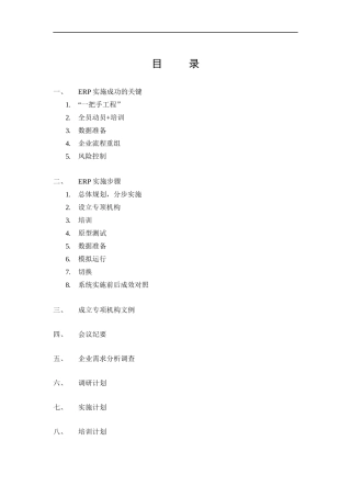 ERP实施手册