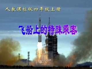 新课标人教版第七册语文飞船上的特殊乘客优质课件下载3