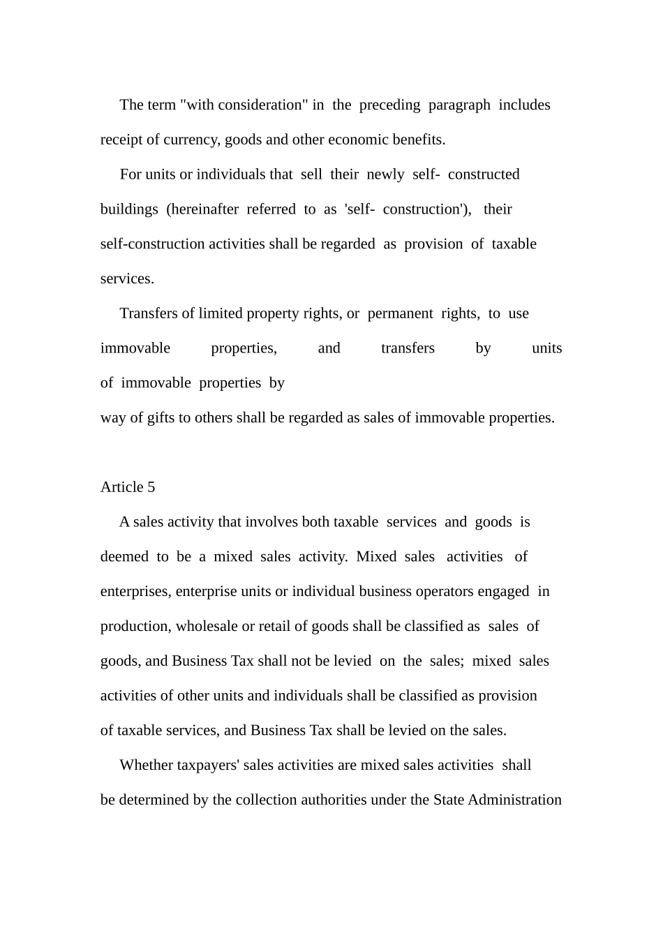 试谈营业税实施条例细则(英文版)_第3页
