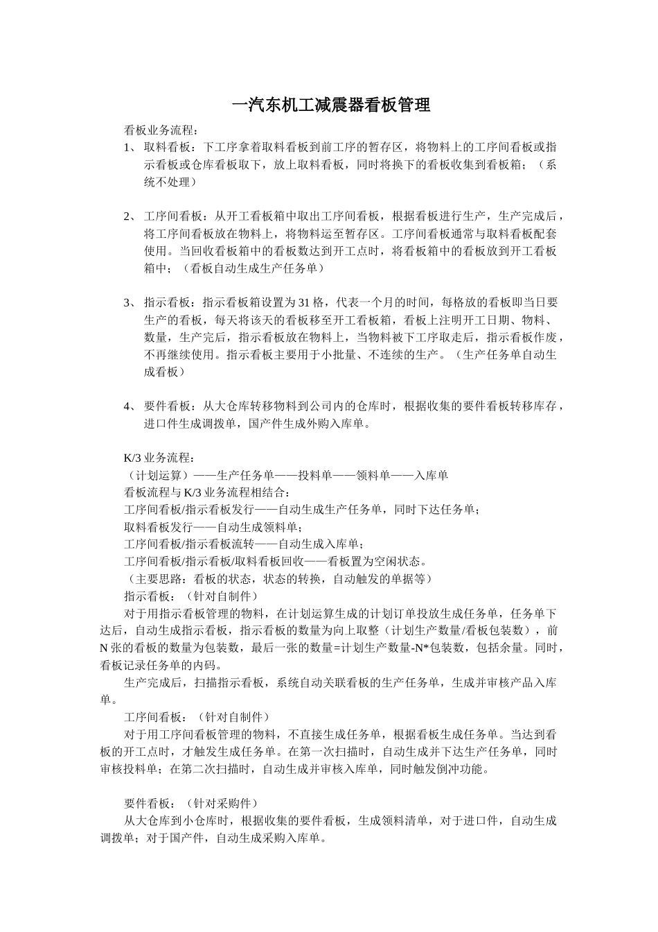 国内某ERP公司做的看板管理的需求分析报告_第1页