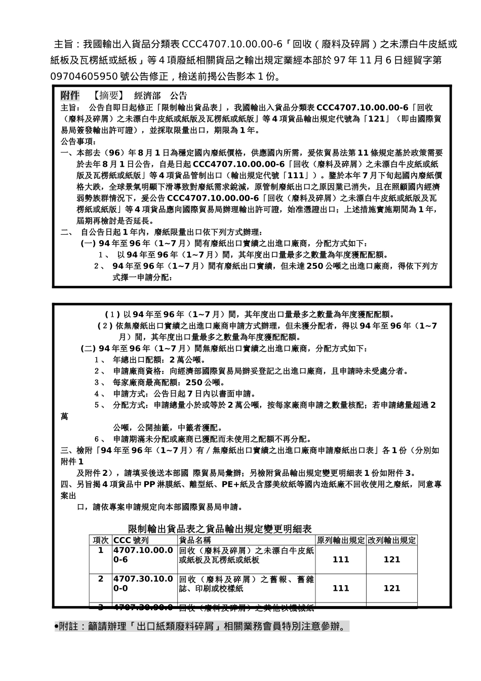 高雄市报关商业同业公会第97032号通报_第2页