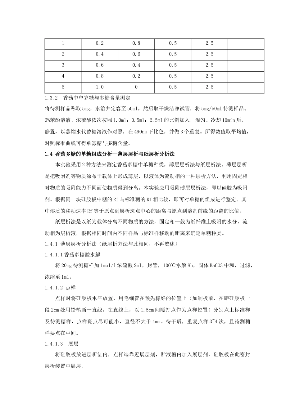 香菇中糖类物质的分离与测定2_第3页