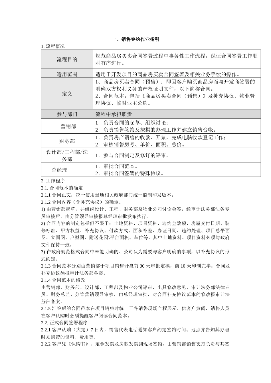 房地产销售业务流程及作业指引(全套)_第2页