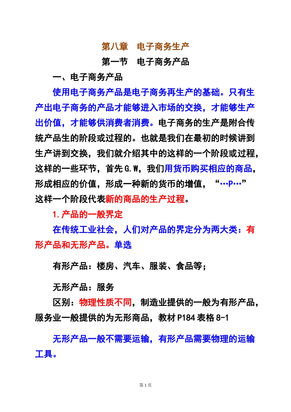 第八章 电子商务生产_第1页