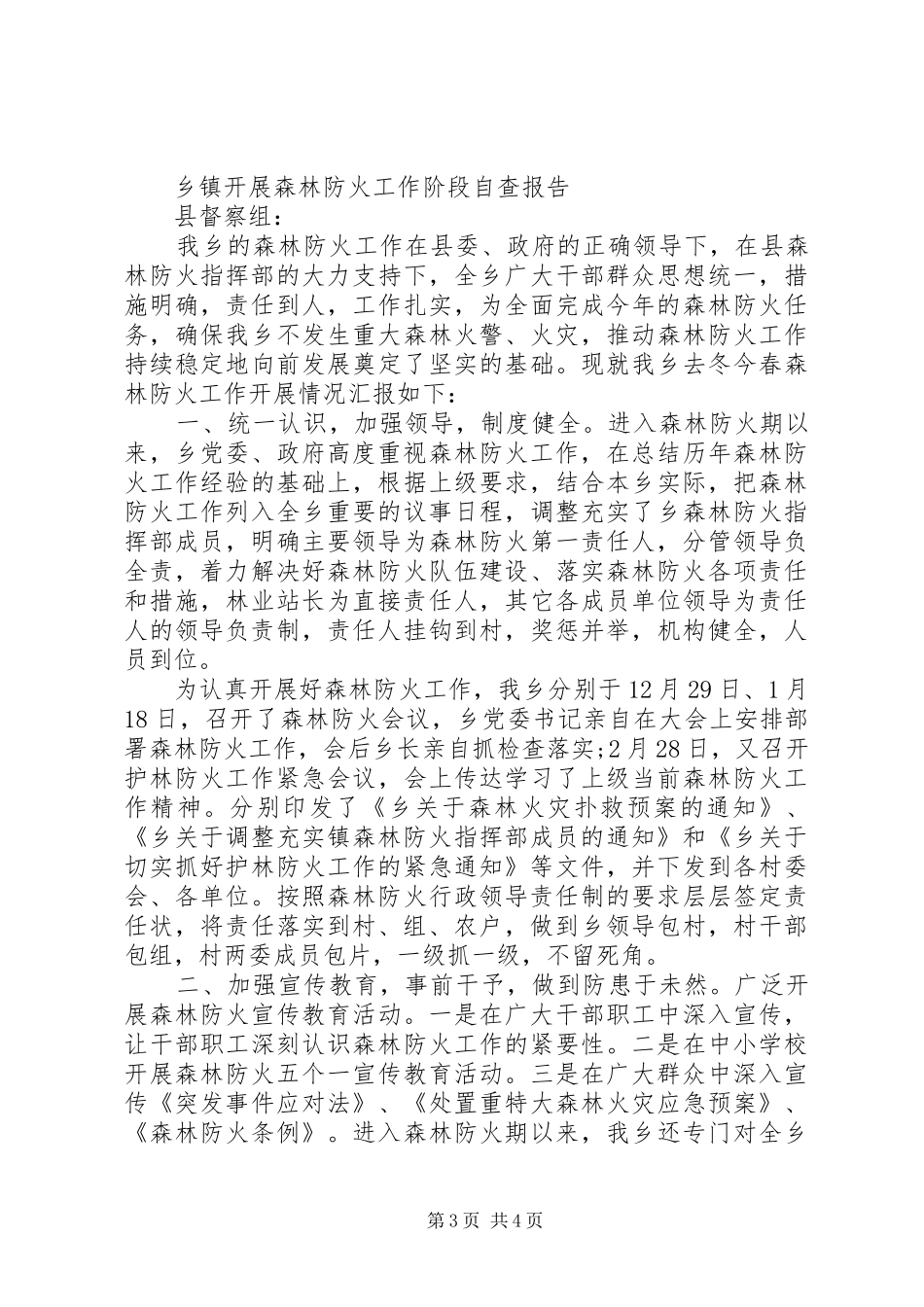 防火自查报告3篇_第3页