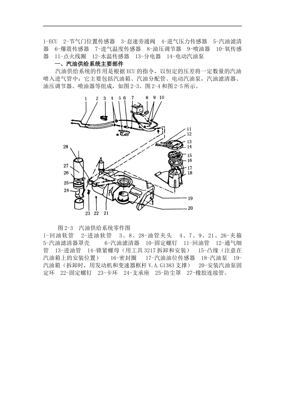 轿车AFE型之发动机电控系统的结构与维修_第3页