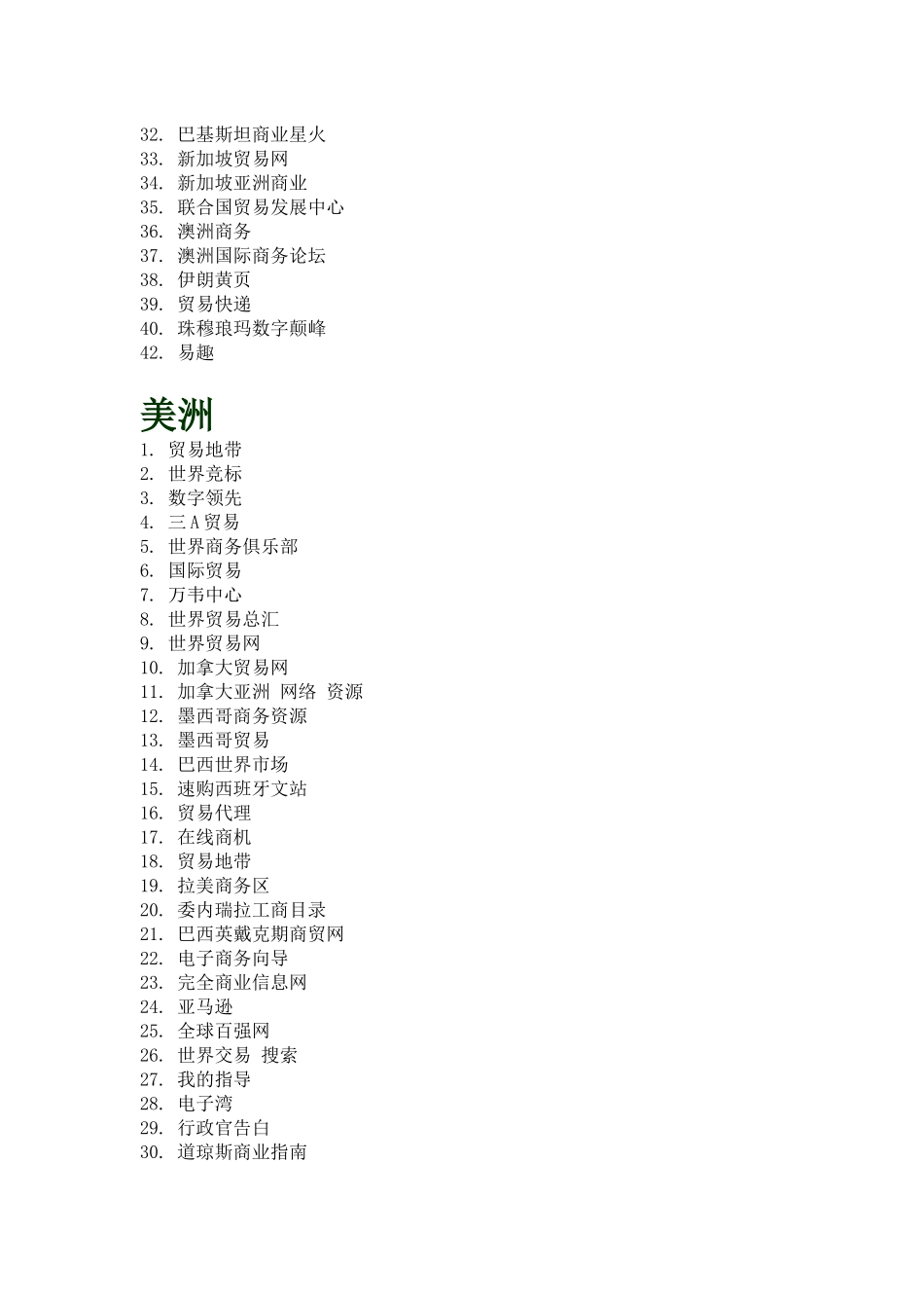 全球B2B网站名录汇总_第2页