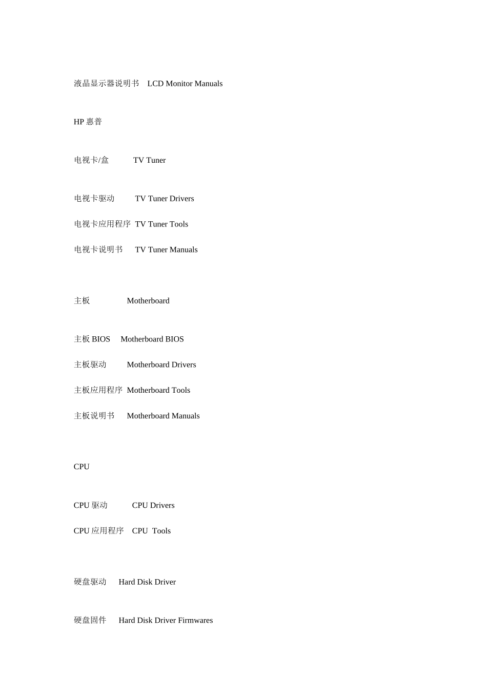 常用电脑术语中英文对照汇编_第2页