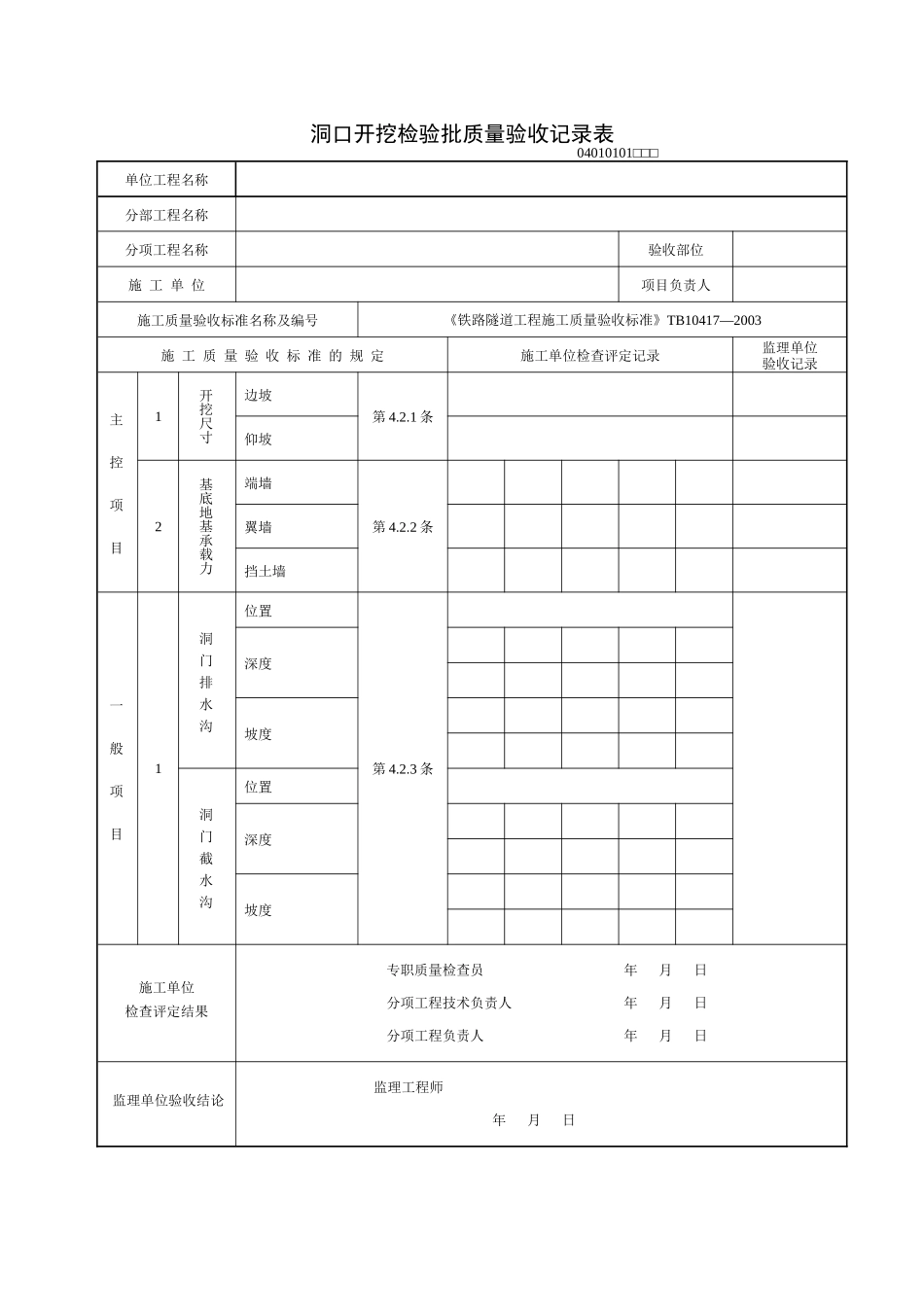 铁路工程施工质量验收标准应用指南 隧道表_第3页