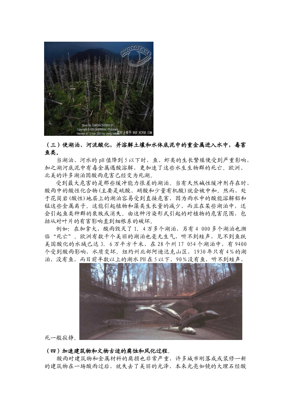 酸雨的危害及防治研究报告修改后_第3页