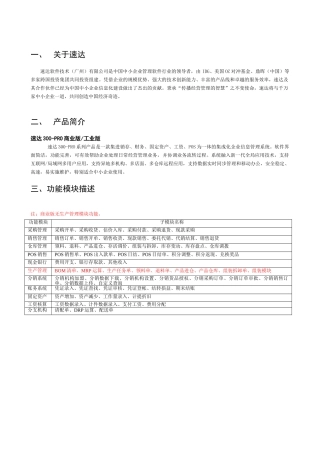 速达300-PRO进销存使用说明