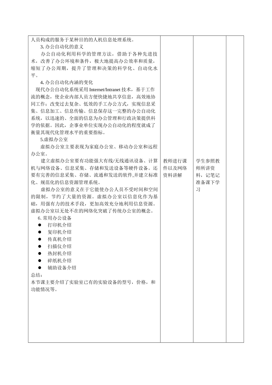 办公自动化教案XXXX_第3页