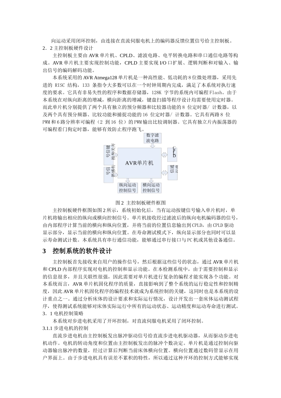基于AVR单片机的核磁共振仪床体检测系统_第2页