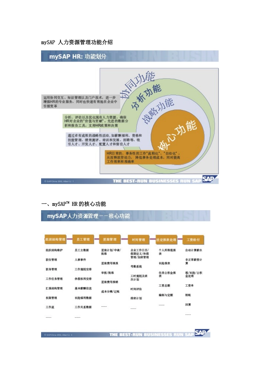 mySAP 人力资源管理功能介绍_第1页