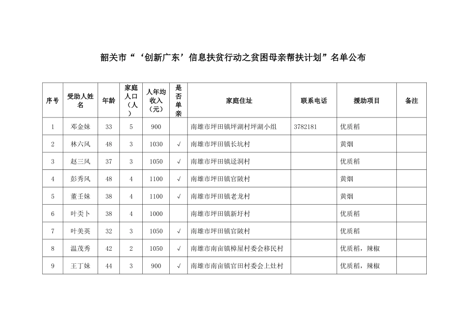 “创新广东信息化扶贫行动之贫困母亲帮扶计划”项目_第2页