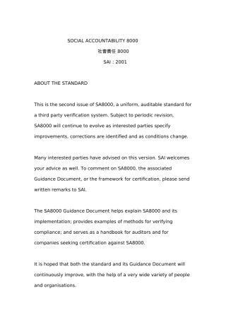 SOCIAL ACCOUNTABILITY 8000(英文版)(doc 19页)