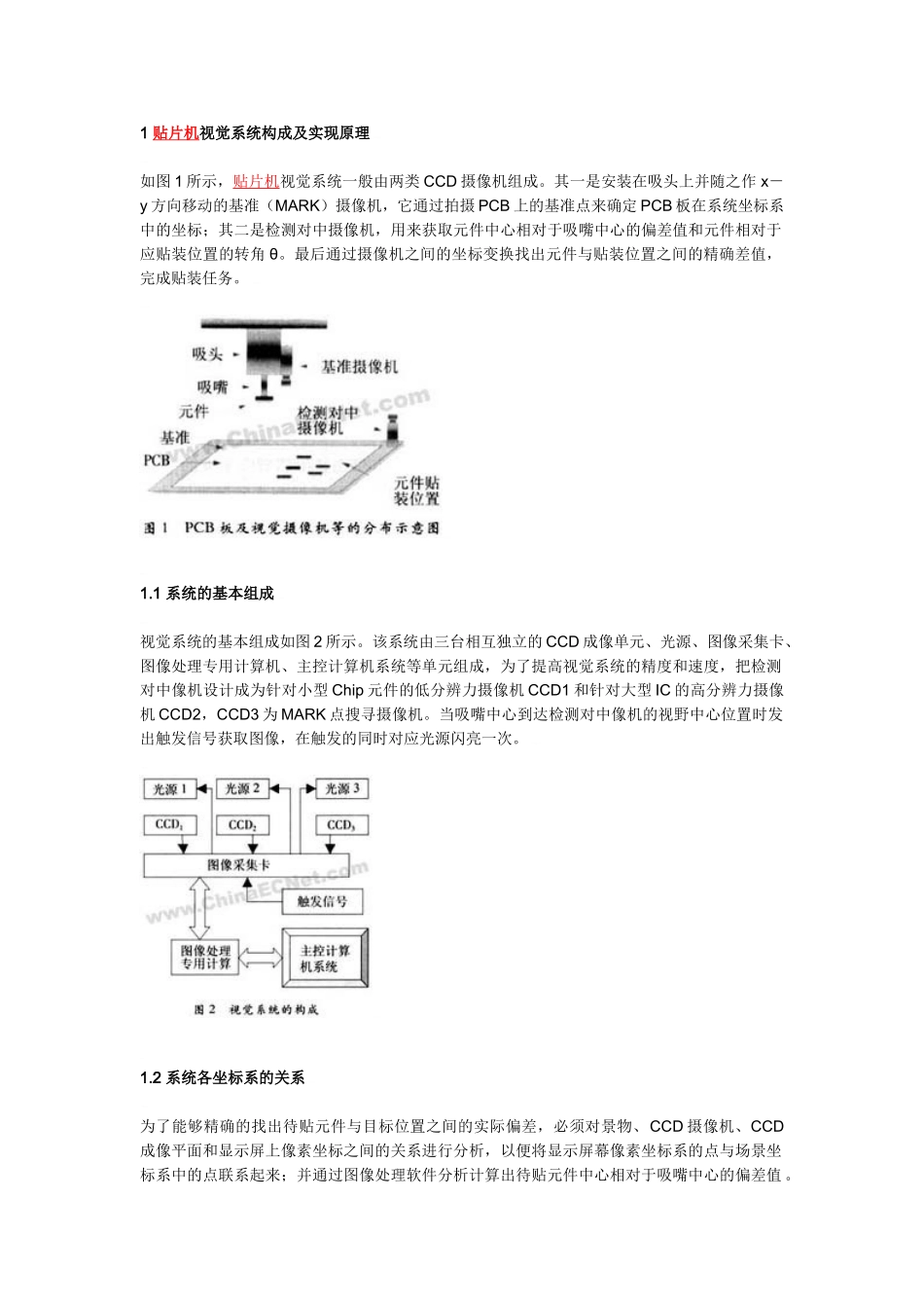 贴片机视觉系统构成原理及其视觉定位23166_第1页