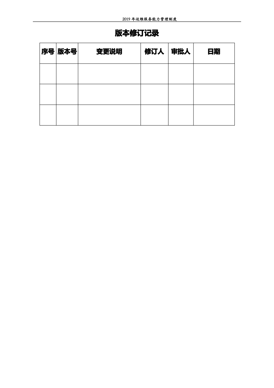 运维服务能力管理制度模板_第2页