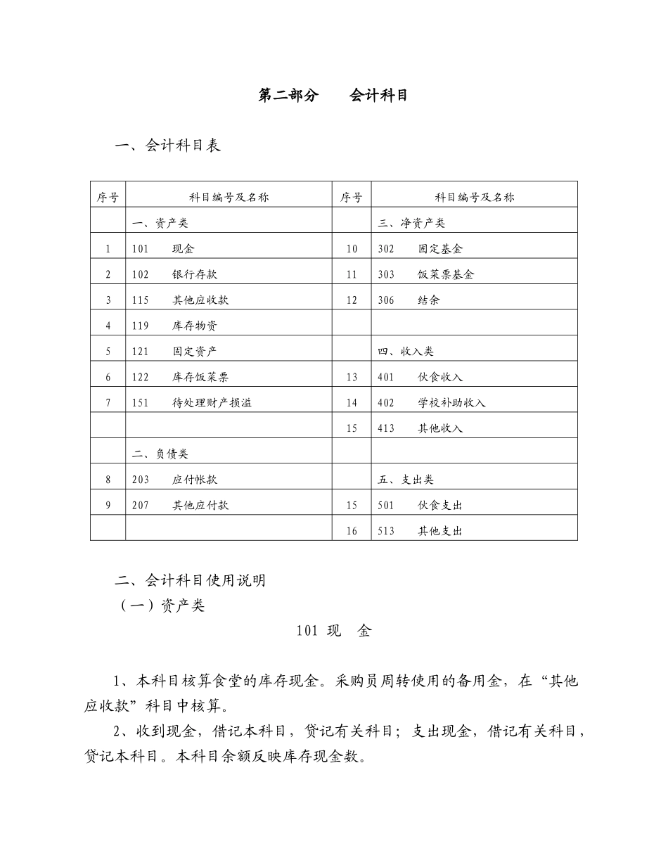 象山县学校食堂会计核算办法_第2页
