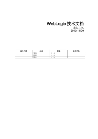 WebLogic_虚拟主机
