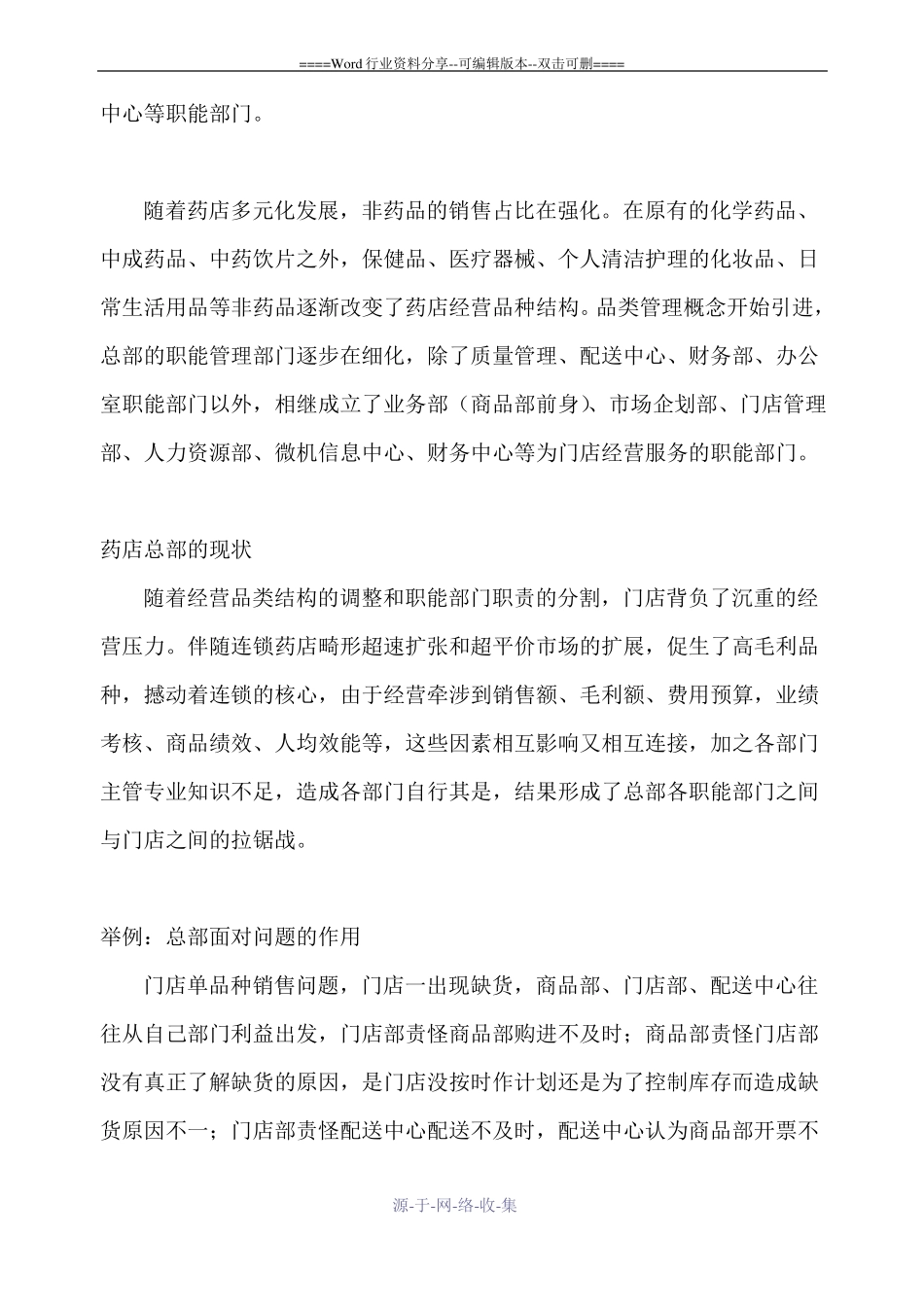 连锁药店总部管理-各职能部门高效协作_第2页