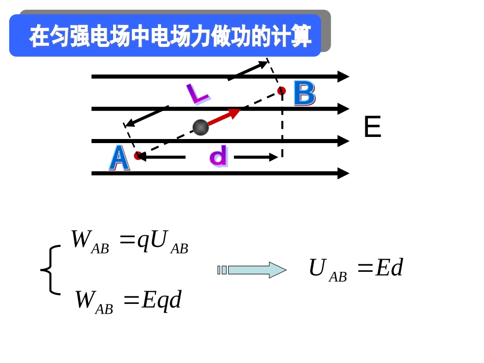 电势差与电场强度的1_第3页